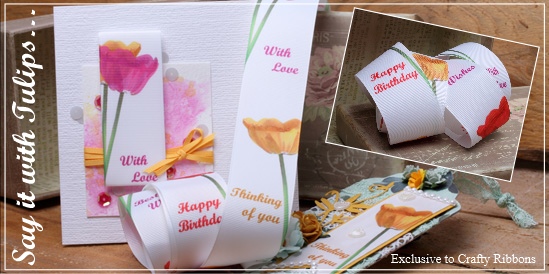 tulip message ribbon